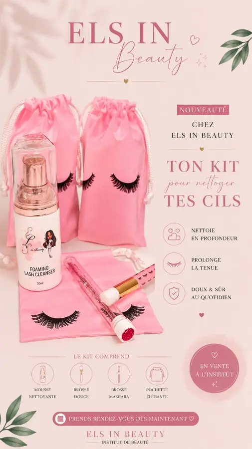 Story Instagram Kit de nettoyage des cils — story pour Els In Beauty (Institut de beauté)