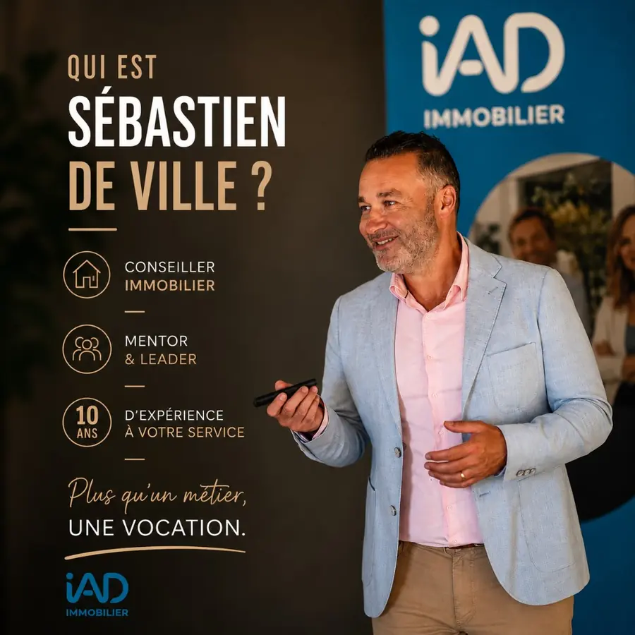Publication Instagram Publication de présentation pour Sébastien de Ville — iAD Immobilier (Conseiller immobilier)